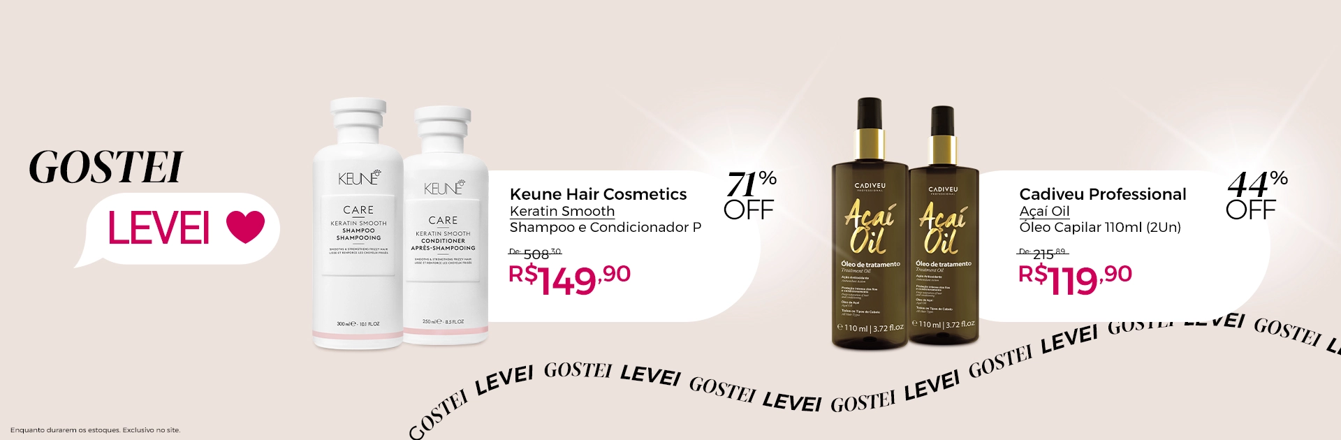 Banner Home 2 l Gostei, Levei