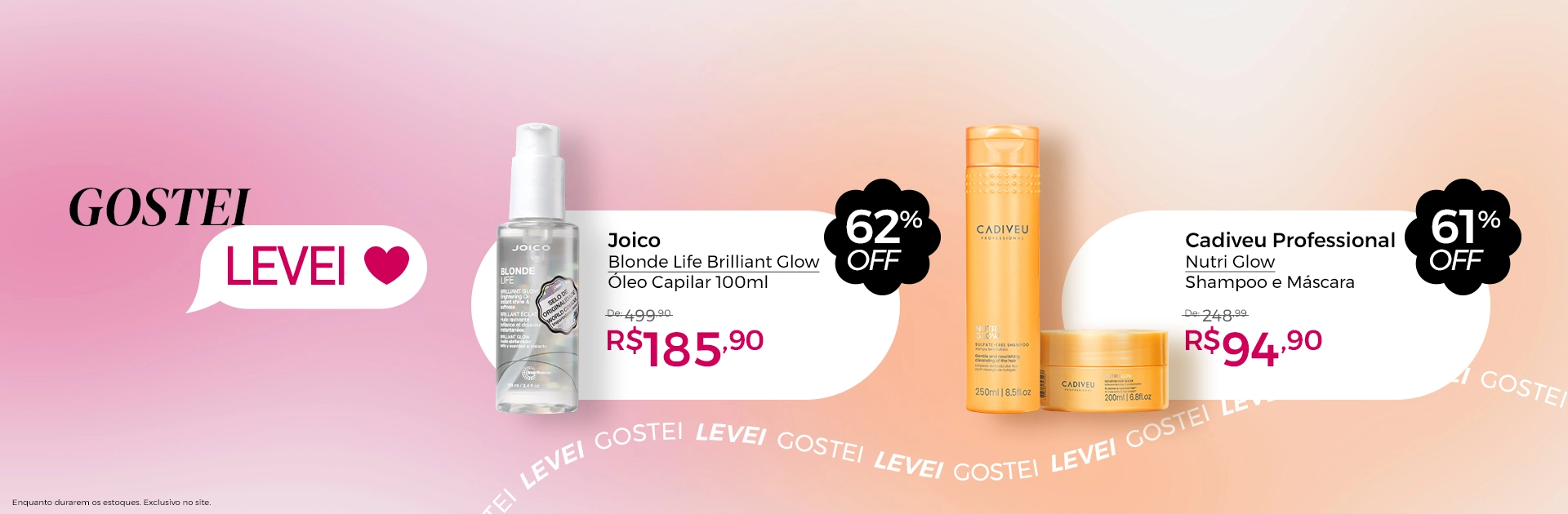 Banner Home 2 l Gostei, Levei