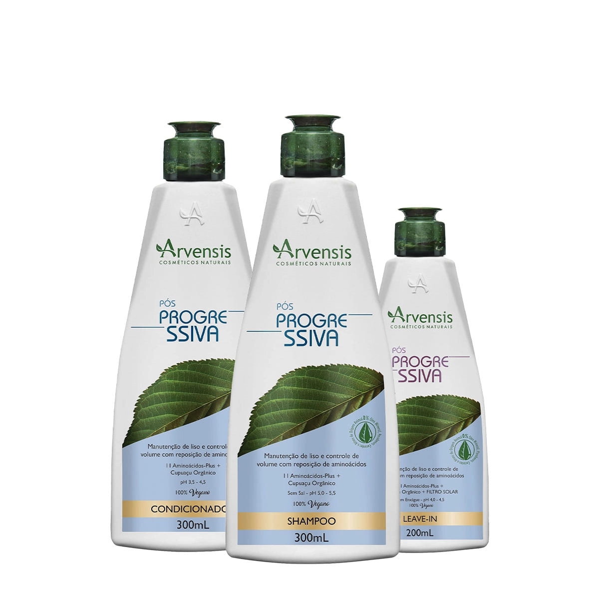 Produto Kit_Arvensis_Pos_Progressiva_Shampoo_Condicionador_Leave-in_Evas_1