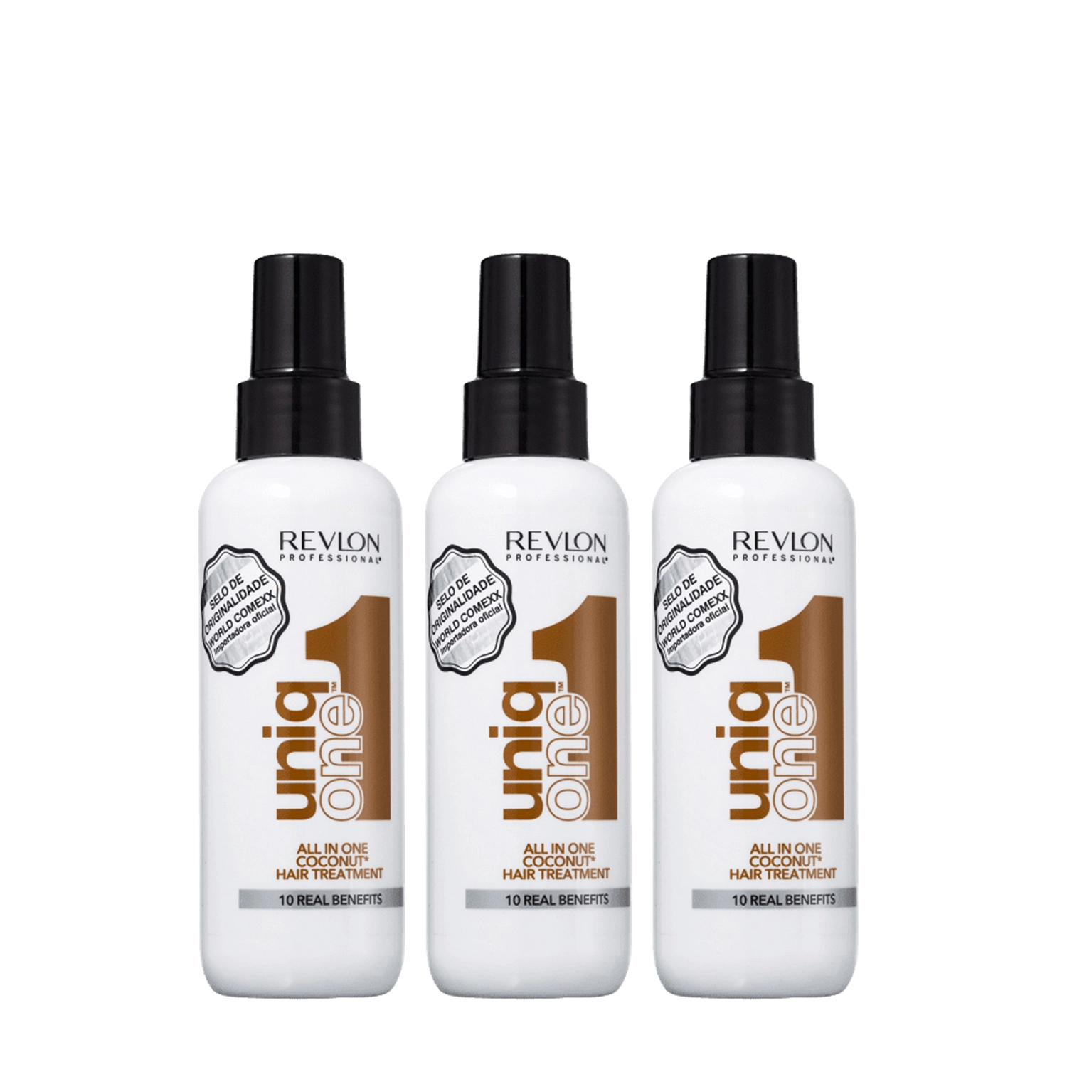 Kit Revlon Professional Uniq One Coconut - Leave-in 150ml (3 Unidades)