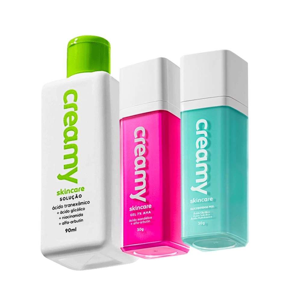Kit Creamy Skincare Antimanchas Noturno (3 Produtos)