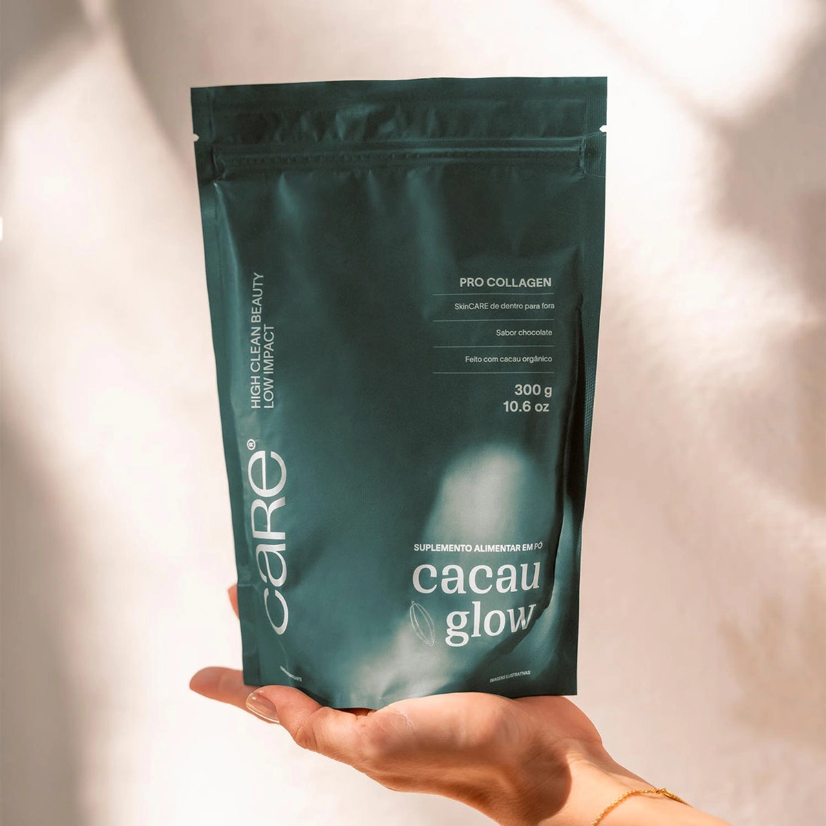 Produto Care_Natural_Beauty_Cacau_Glow_Estimulador_de_Colageno_300g_Evas_2