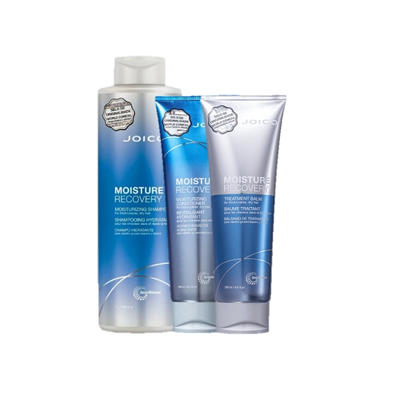 Joico Moisture Recovery Shampoo 1L Condicionador 250ml Mascara 250ml