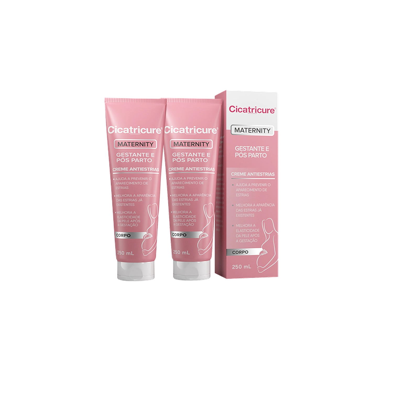 Kit Cicatricure Maternity Creme Corporal Antiestrias (3 Unidades)