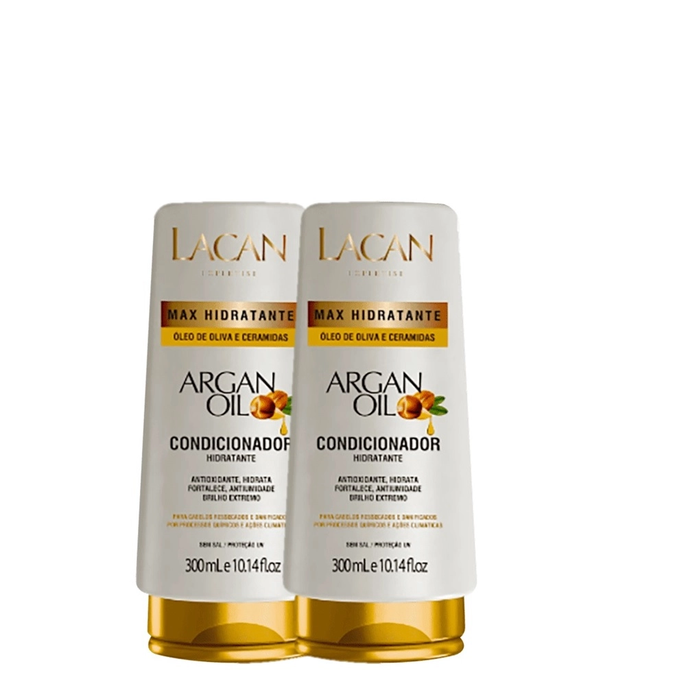 Kit Lacan Argan Oil - Condicionador 300ml (2 Unidades)