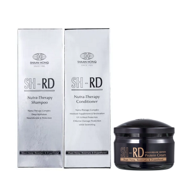 Kit N.P.P.E. SH-RD Nutra Therapy Duo 250ml E Protein Cream Gold 80ml (3 Produtos)