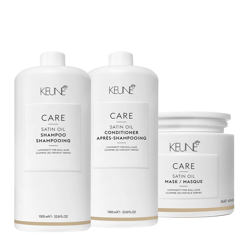 Kit Keune Care Satin Oil Salon E Máscara (3 Produtos)