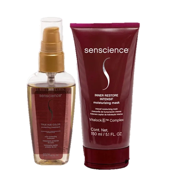 Senscience True Hue Color Protecting Tratamento 55ml E Inner Restore Intensif 150ml