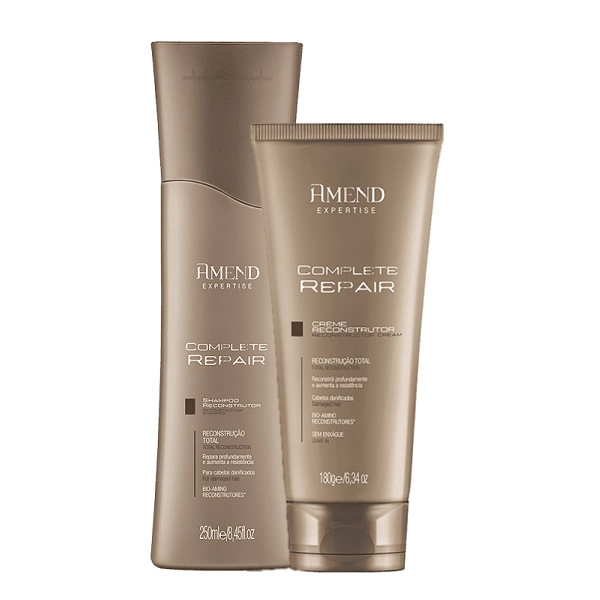 Amend Complete Repair Reconstrutor Shampoo 250ml E Leave-in 180g