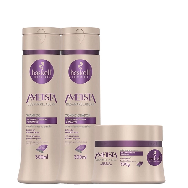 Haskell Ametista Desamarelador Duo 300ml E Mascara 300g