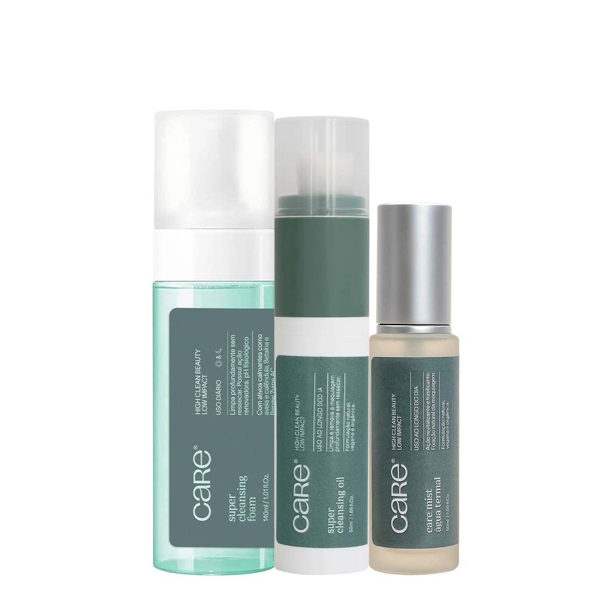 Produto Kit_Care_Natural_Beauty_Cleasing_Foam_Bruma_Cleasing_Oil_Evas_1