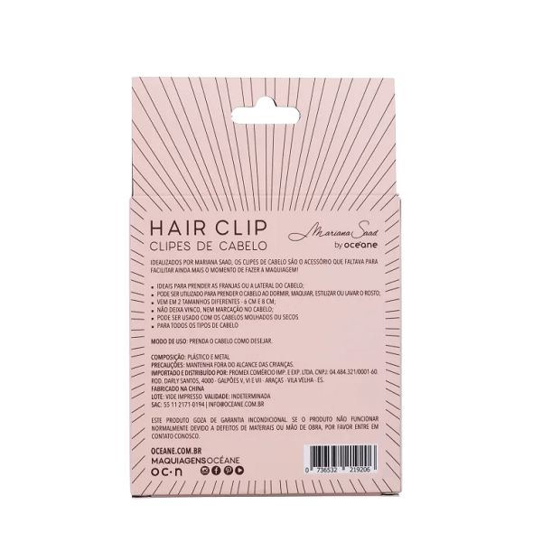 Produto Mariana_Saad_By_Oceane_Hair_Clip_Marsala_Presilha_de_Cabelo_Evas_2