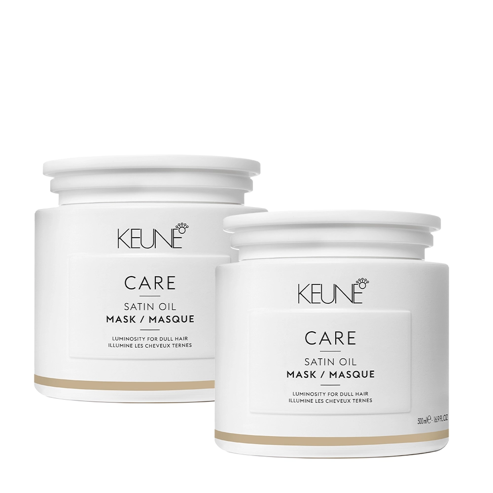 Kit Keune Care Satin Oil - Máscara Capilar 500ml (2 Unidades)