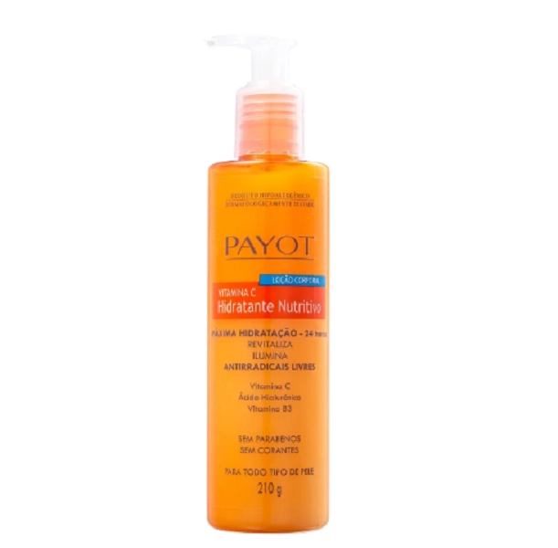 Payot Vitamina C Nutritivo - Loção Hidratante Corporal 210g