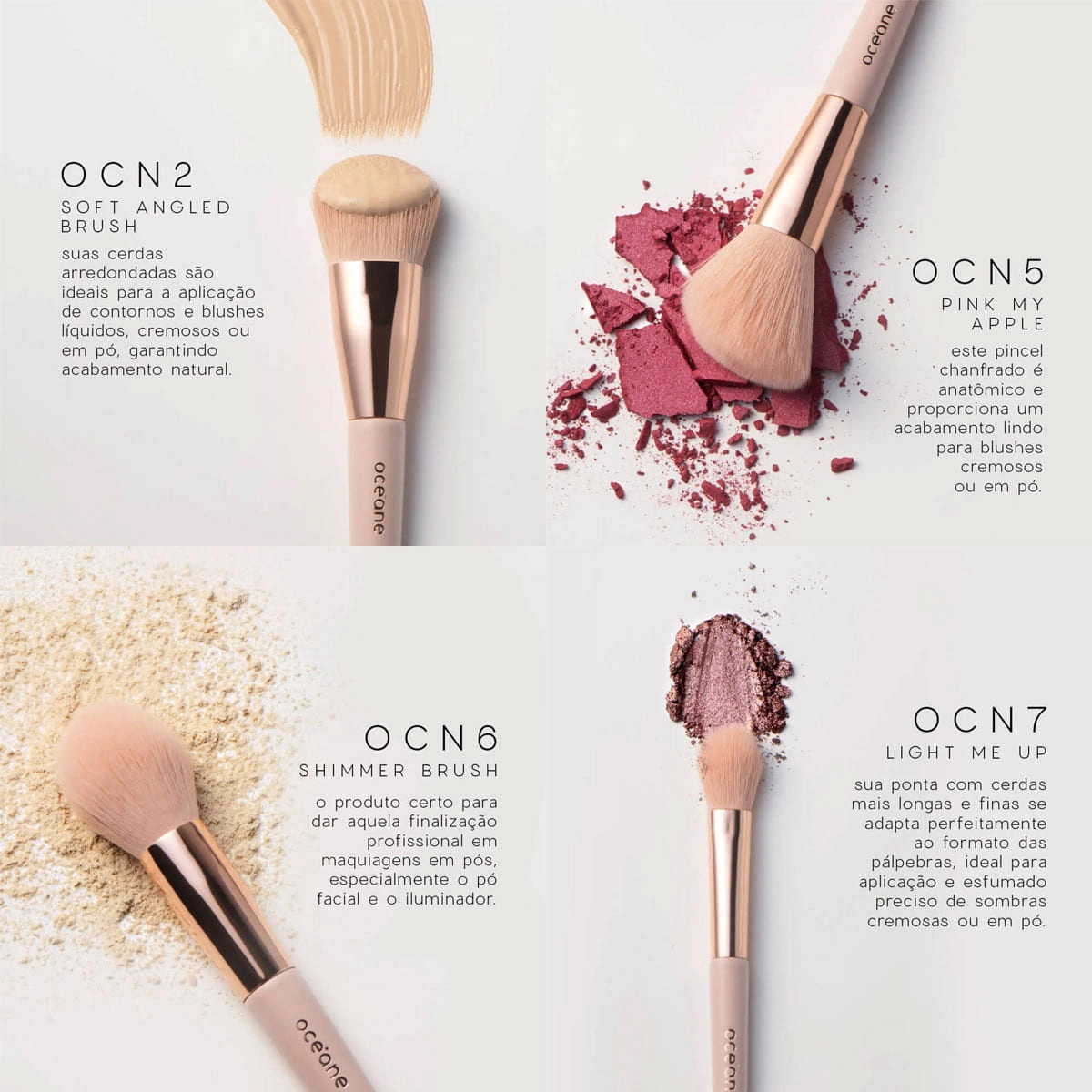 Produto Kit_Oceane_Mini_Kit_com_5_Pinceis_e_Palette_Cosmic_4_Eyeshadow_Paleta_de_Sombras_Evas_3