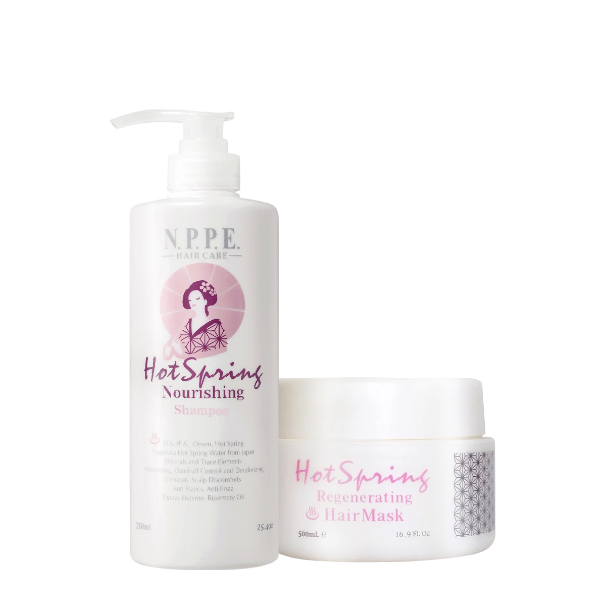 Kit N.P.P.E. Hot Spring Shampoo E Máscara (2 Produtos)