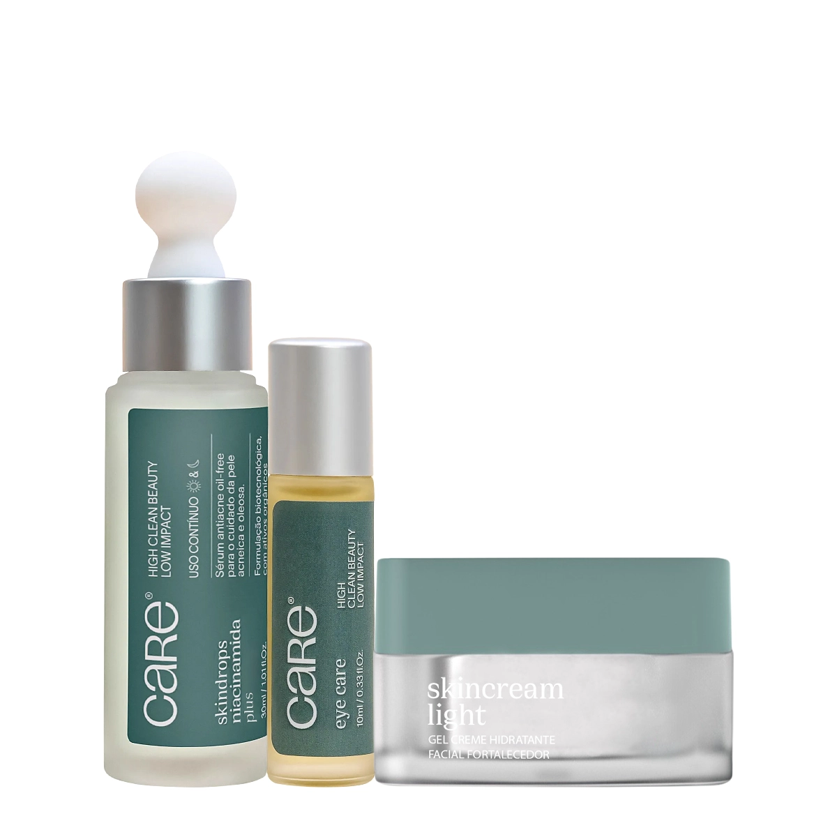 Produto Kit_Care_Natural_Beauty_Light_Cream_Niacinamida_Eye_Serum_Evas_1