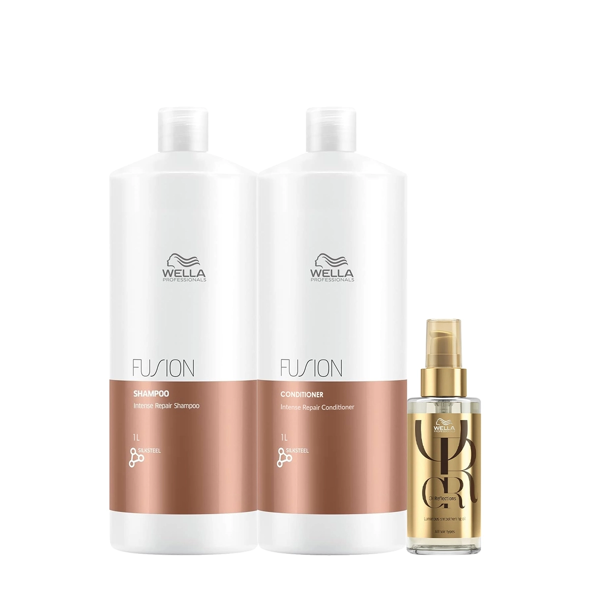 Kit Wella Professionals Fusion Reflections Duo Oil (3 Produtos)
