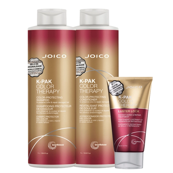 Joico K-PAK Color Therapy Shampoo 1L Condicionador 1L Tratamento 150ml