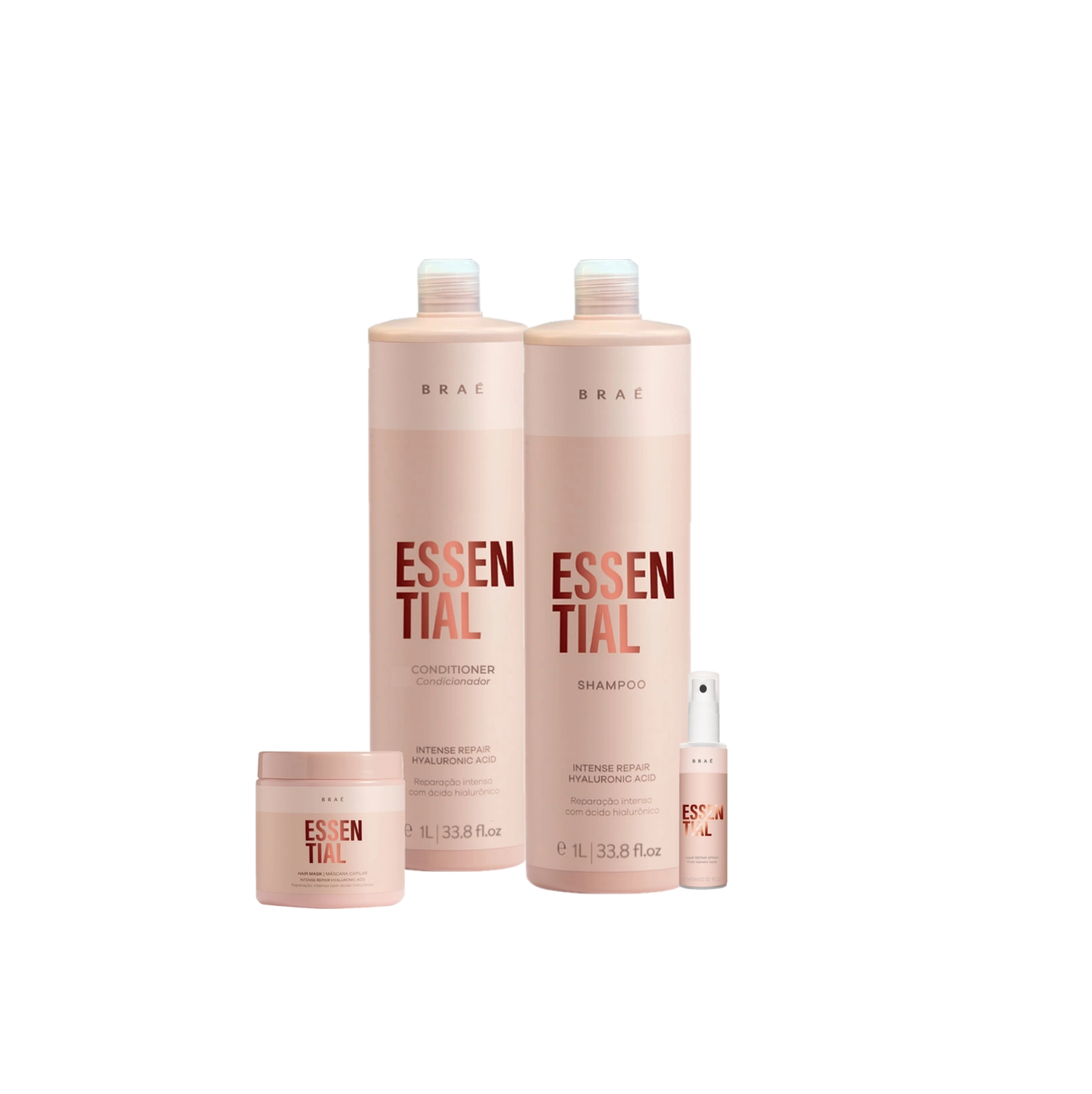 Kit Braé Essential Ultra Hidratação Grande (4 Produtos)