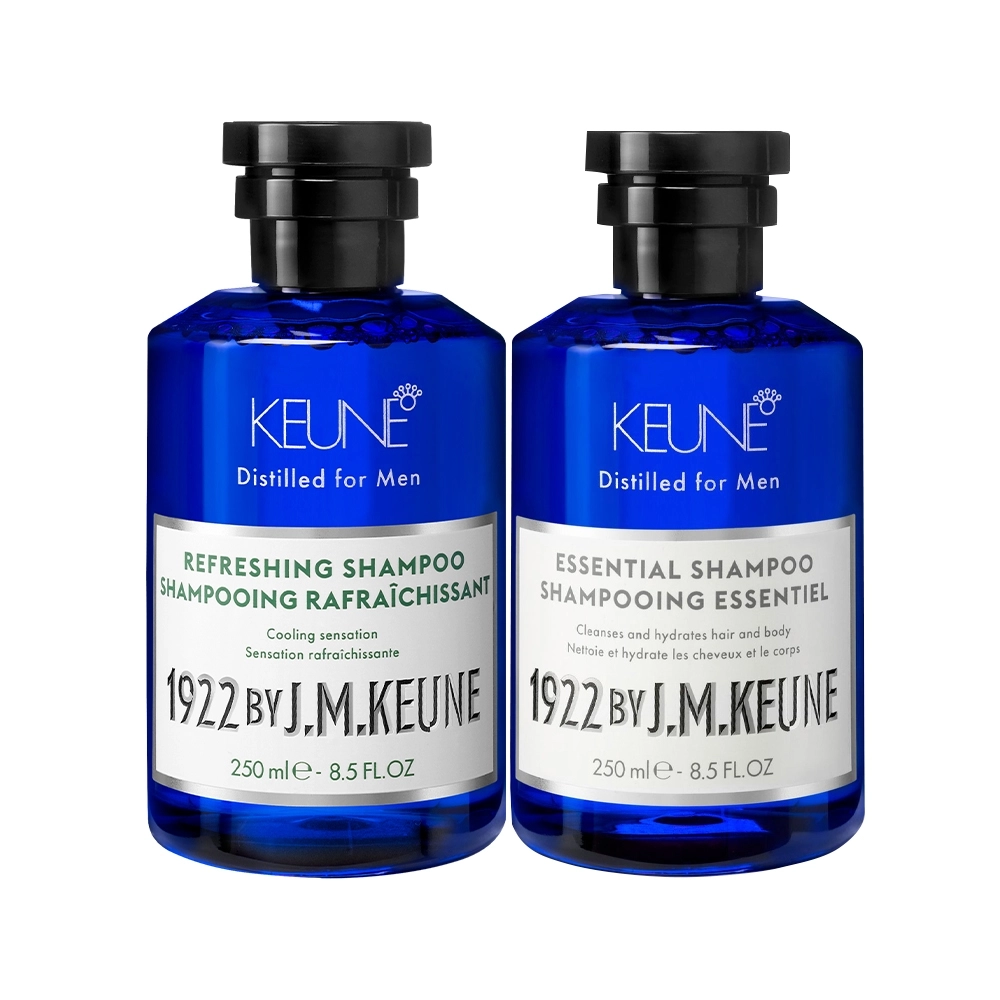 Kit Keune 1922 By J.M. Refreshing Essential Shampoo Barba Corpo (2 Produtos)