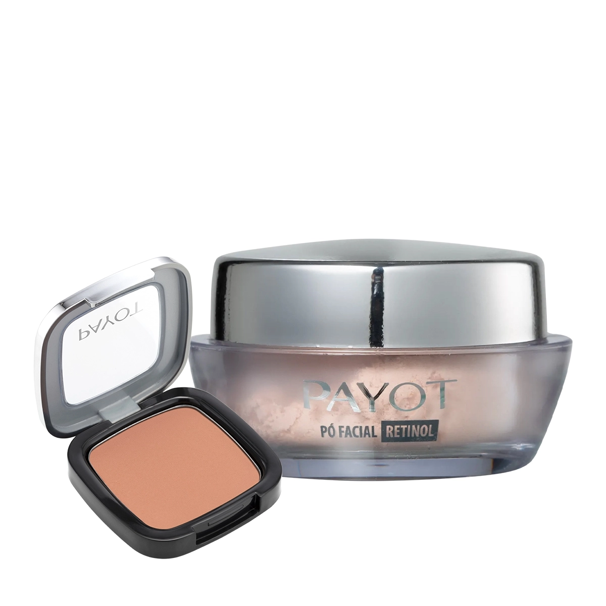 Kit Payot Retinol Pêssego Terracota Blush E Translúcido Matte Pó Solto (2 Produtos)