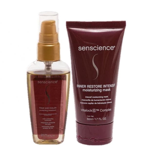 Senscience True Hue Color Protecting Tratamento 55ml E Inner Restore Intensif 50ml