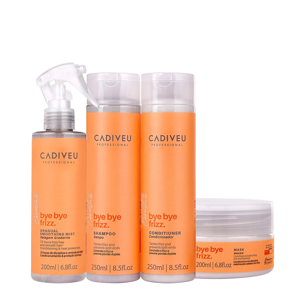 Kit Cadiveu Professional Bye Bye Frizz Shampoo Condicionador Selagem Gradativa E Máscara (4 Produtos)