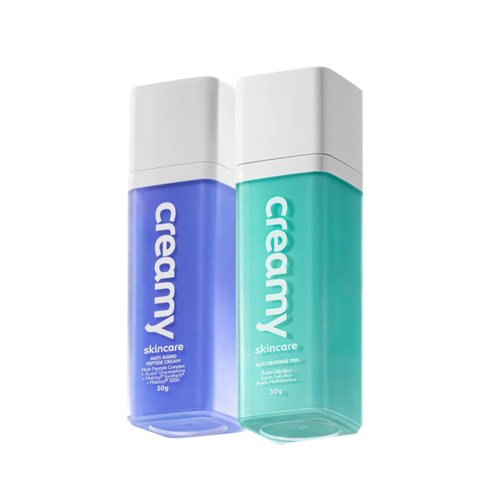 Kit Creamy Skincare Glicointense Peel E Anti-Aging Peptide Cream (2 Produtos)