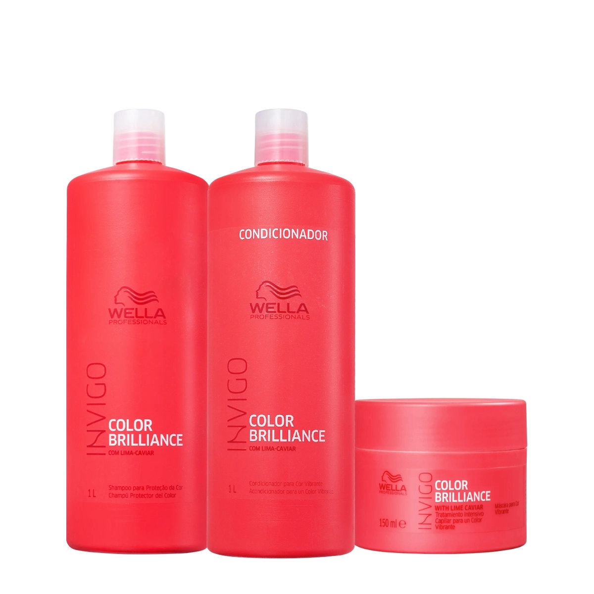 Produto Kit_Wella_Professionals_Invigo_Color_Brilliance_Shampoo_Condicionador_Litro_Mascara_Evas1