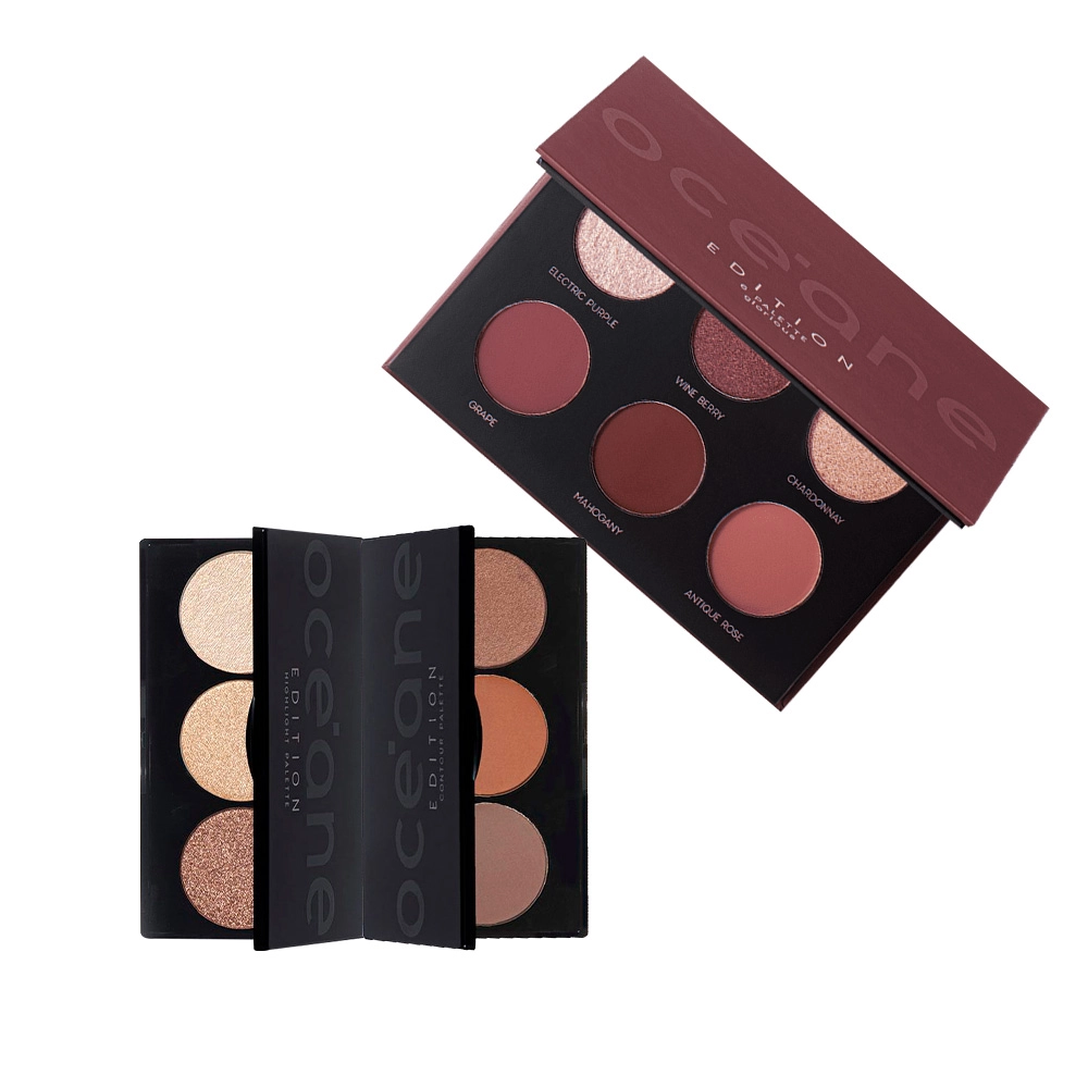 Produto Kit_Oceane_Edition_Paleta_Hightlight_Contour_e_Sombra_Glorious_Evas_1