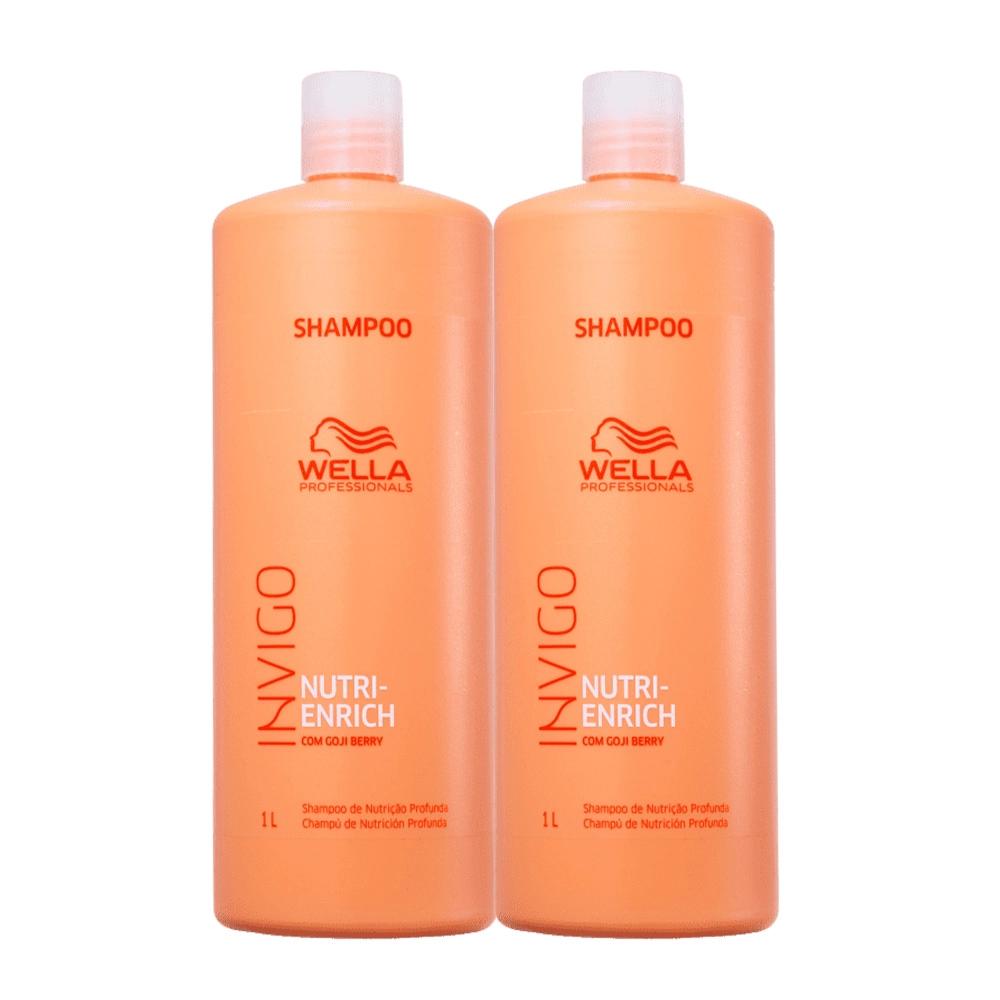 Kit Wella Professionals Invigo Nutri-Enrich - Shampoo 1L (2 Unidades)