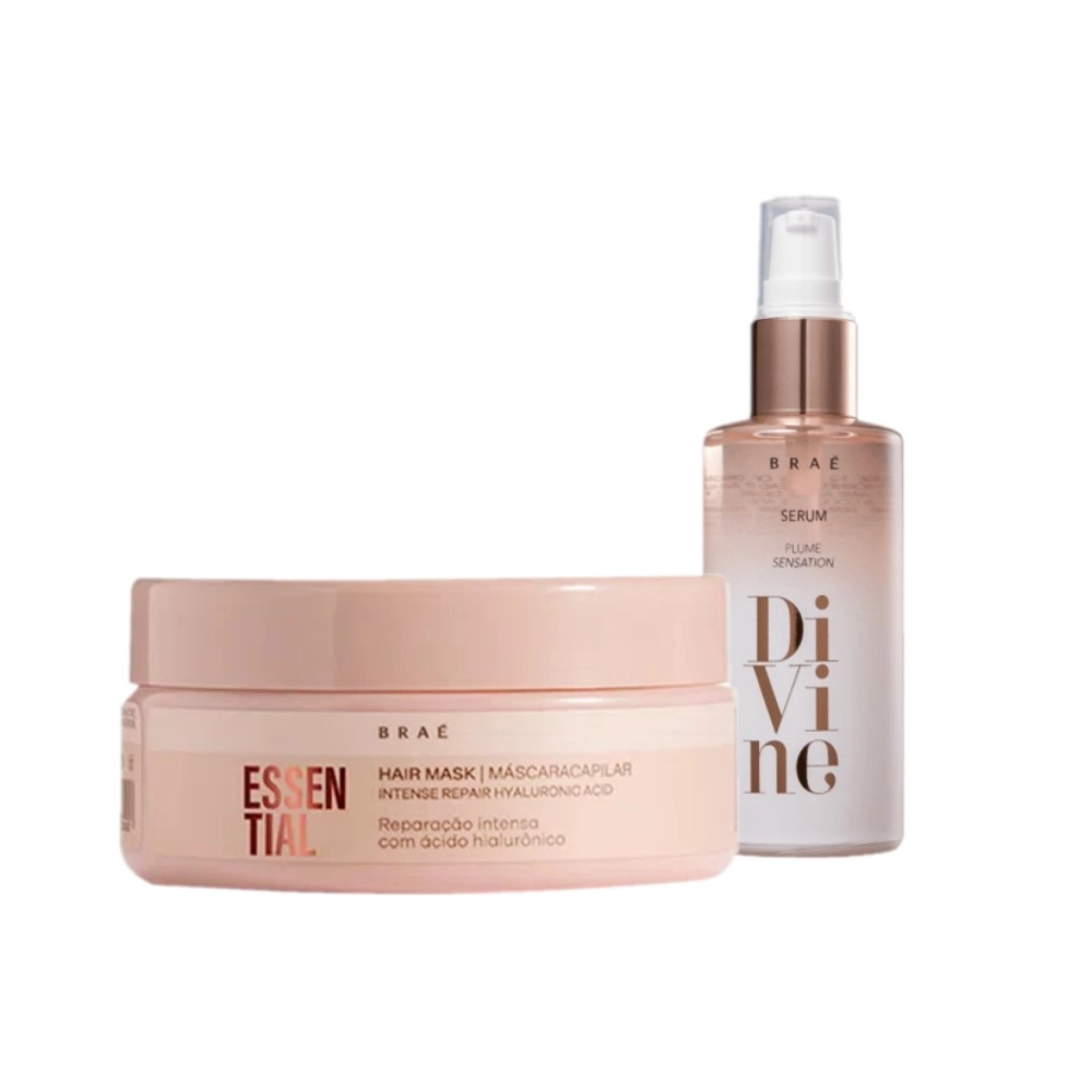 Kit Braé Essential Máscara E Divine Óleo (2 Produtos)