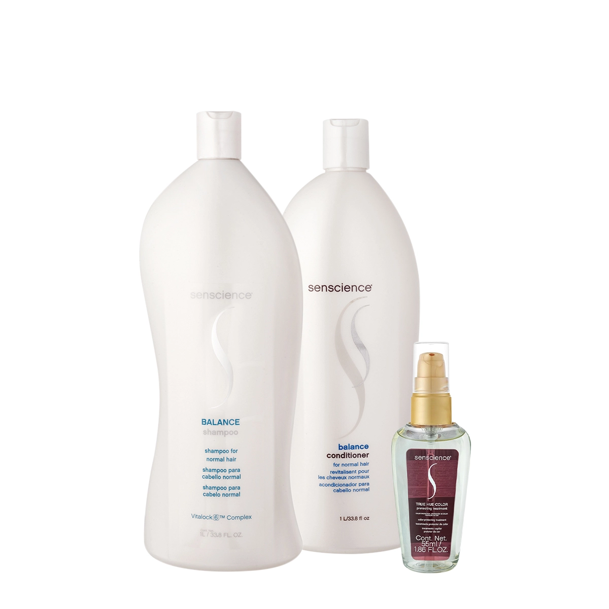 Kit Senscience True Hue Balance Salon Oil (3 Produtos)