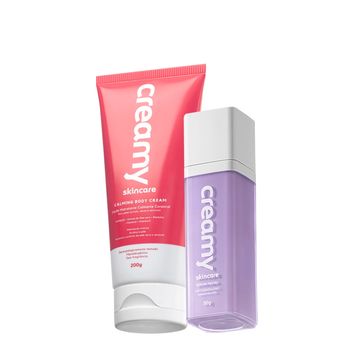 Produto Kit_Creamy_Skincare_Pro_Adapaleno_Calming_Body_Cream_Serum_Creme_Evas_1