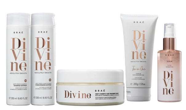 Braé Divine Kit Anti Frizz Home Care (5 Produtos)