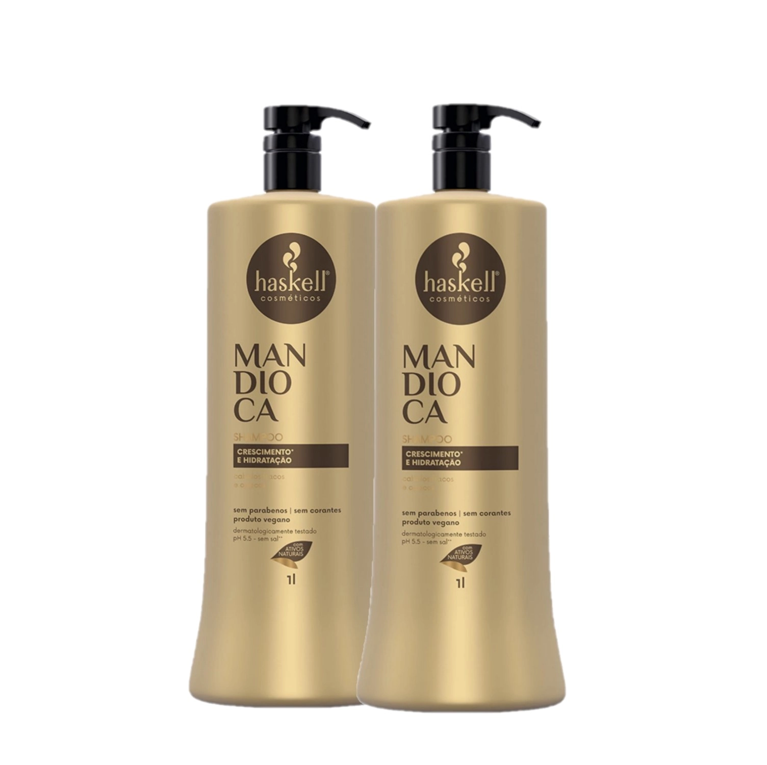 Haskell Mandioca - Shampoo 1L (2 Unidades)