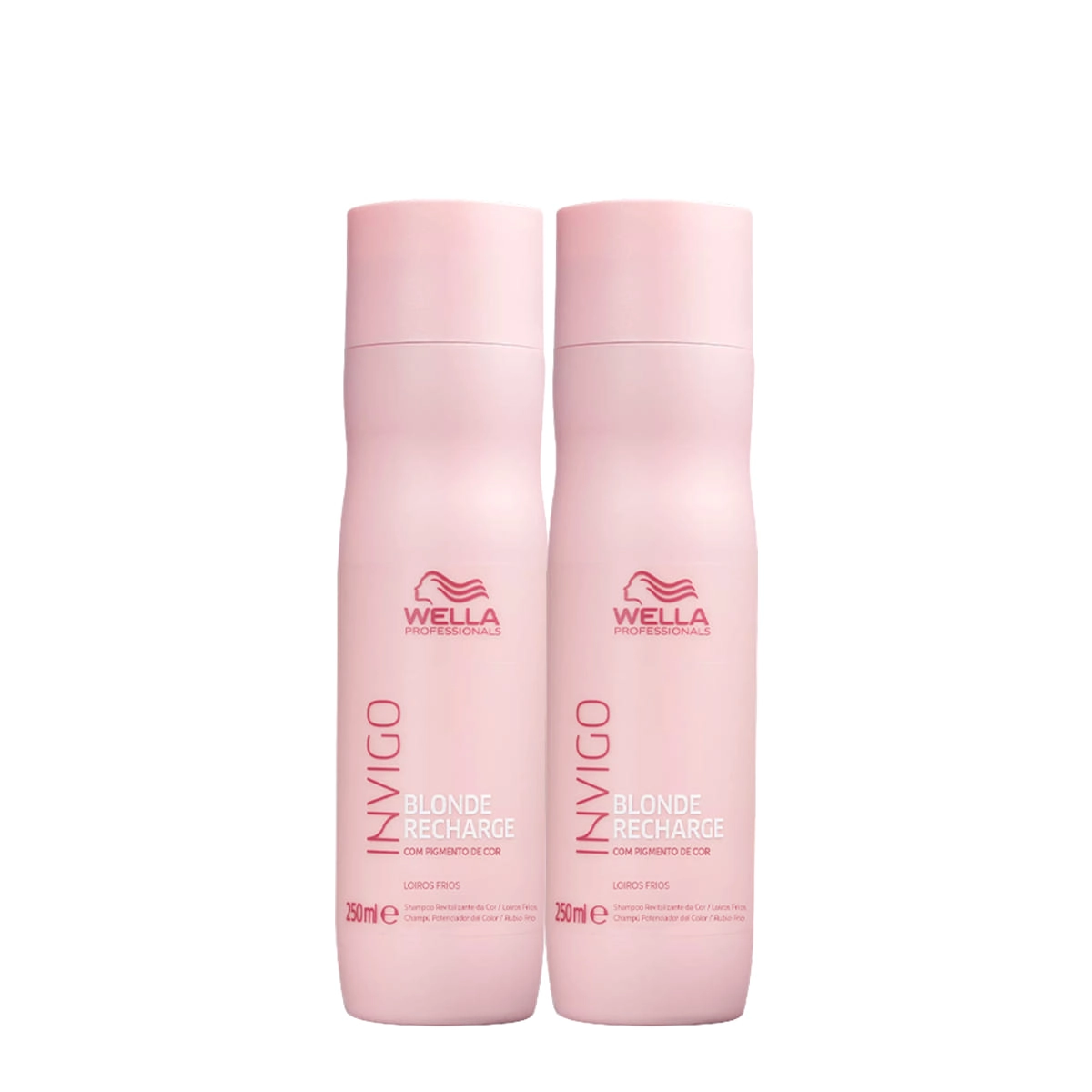 Kit Wella Professionals Invigo Blonde Recharge Shampoo 250 Extra (2 Unidades)
