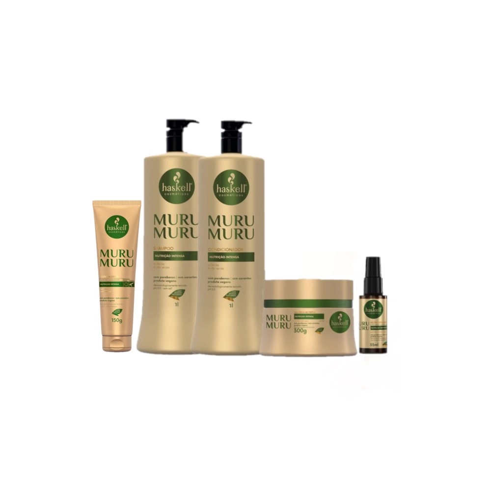 Produto Kit_Haskell_Murumuru_Mascara_Seiva_Leave_In_Evas_1
