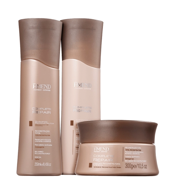 Amend Complete Repair Shampoo Condicionador 250ml E Mascara 300g