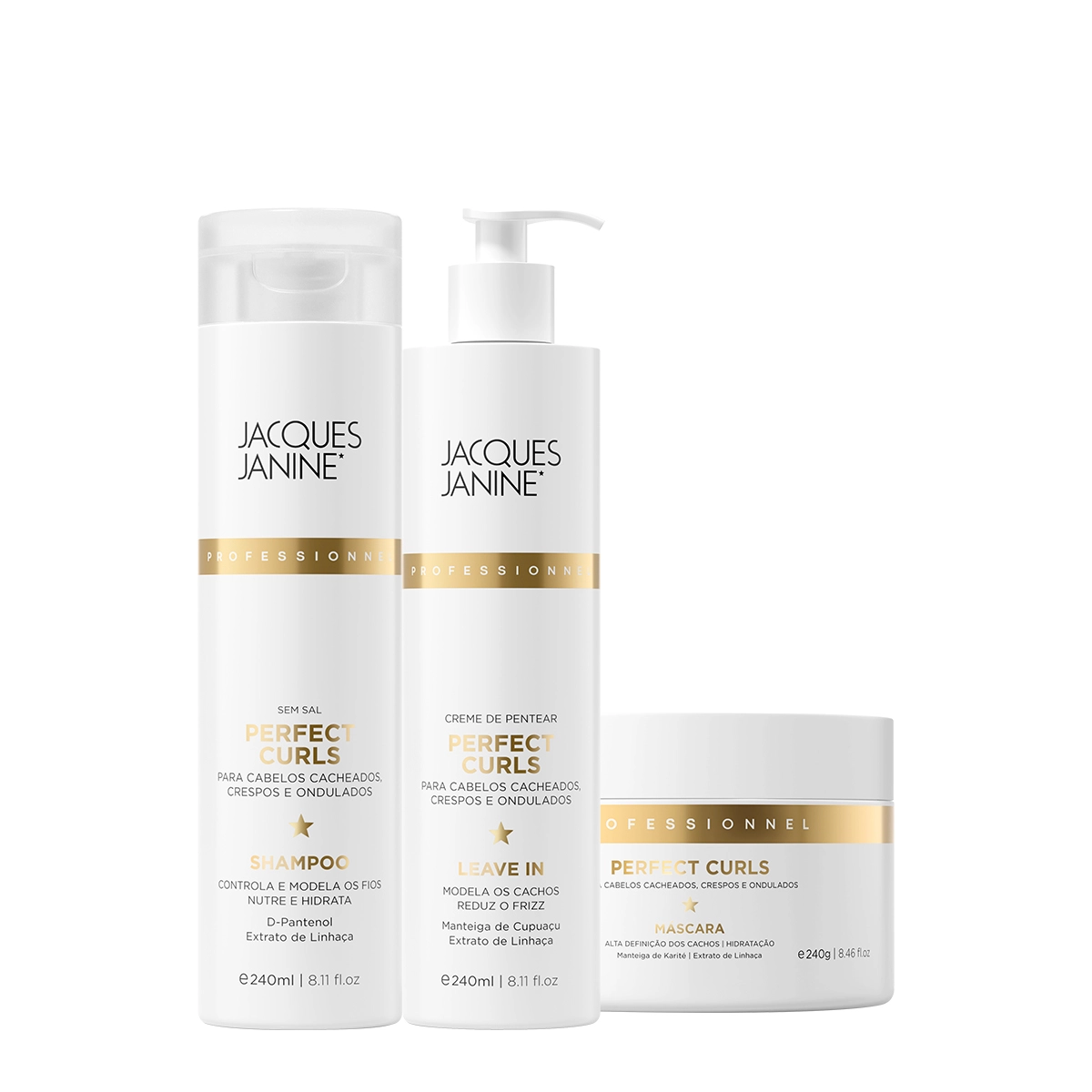 Produto Kit_Jacques_Janine_Professionnel_Perfect_Curls_Shampoo_Leave-in_e_Mascara_Evas_1