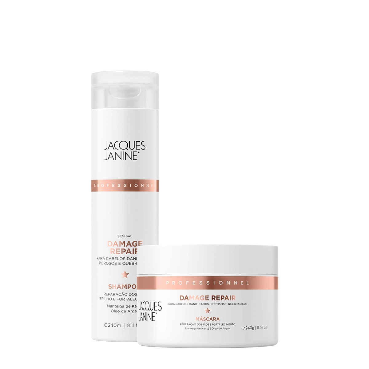 Produto Kit_Jacques_Janine_Damage_Repair_Shampoo_e_Mascara_Evas_1