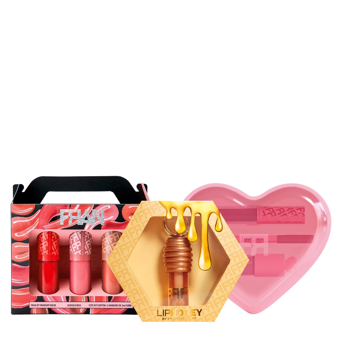 Produto Kit_Fran_by_Franciny_Ehlke_Gloss_Collection_7_produtos_Evas_1