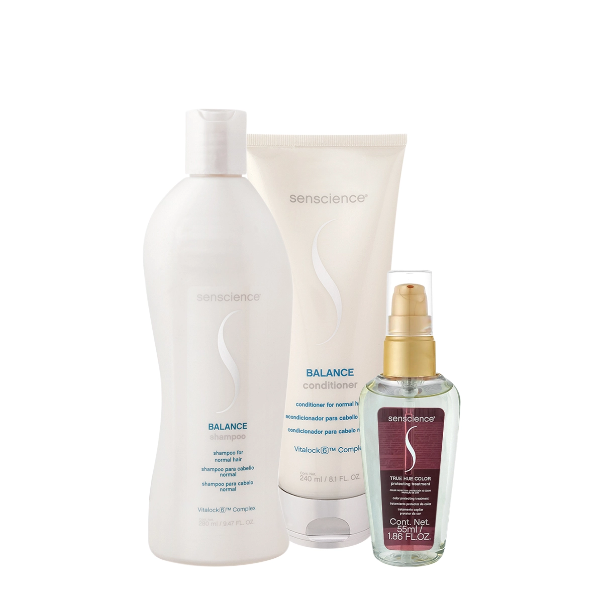 Kit Senscience True Hue Balance Duo Oil (3 Produtos)