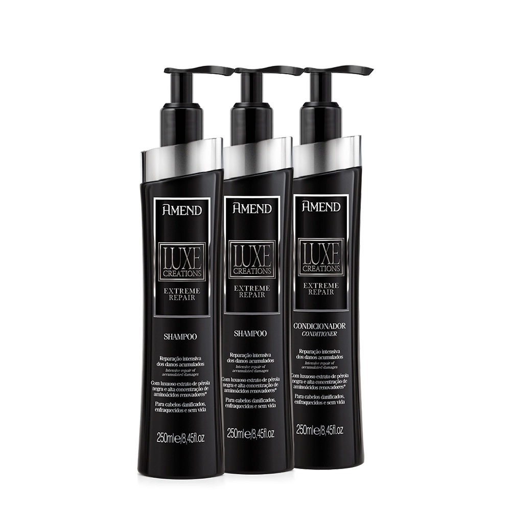 Produto Kit_Amend_Luxe_Creations_Extreme_Repair_Shampoo_Extra_Condicionador_Evas_1