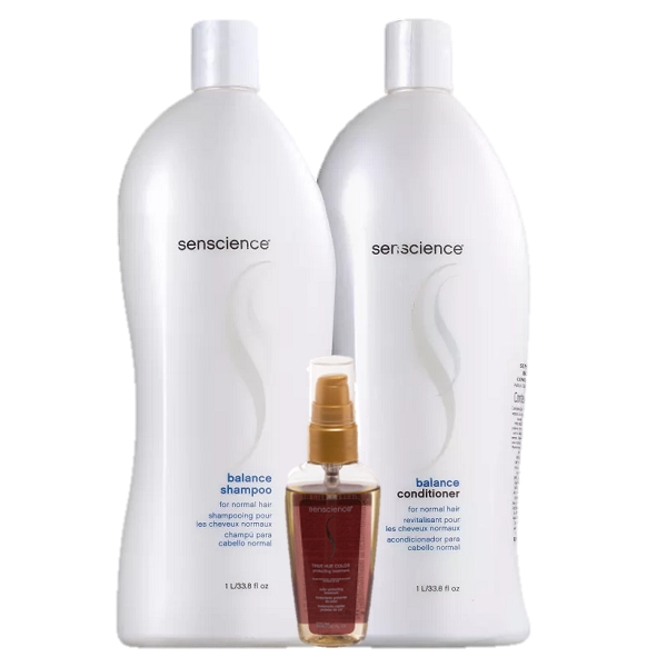 Senscience Balance Duo 1L E True Hue Color Oleo Capilar 55ml