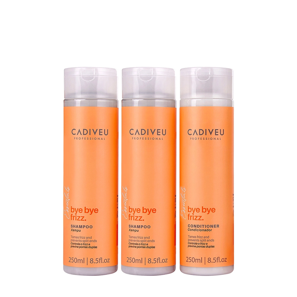 Kit Cadiveu Professional Bye Bye Frizz Shampoo Extra E Condicionador (3 Produtos)