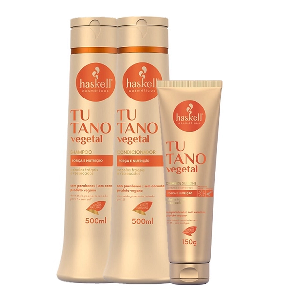 Haskell Tutano Duo 500ml E Creme De Silicone 150g