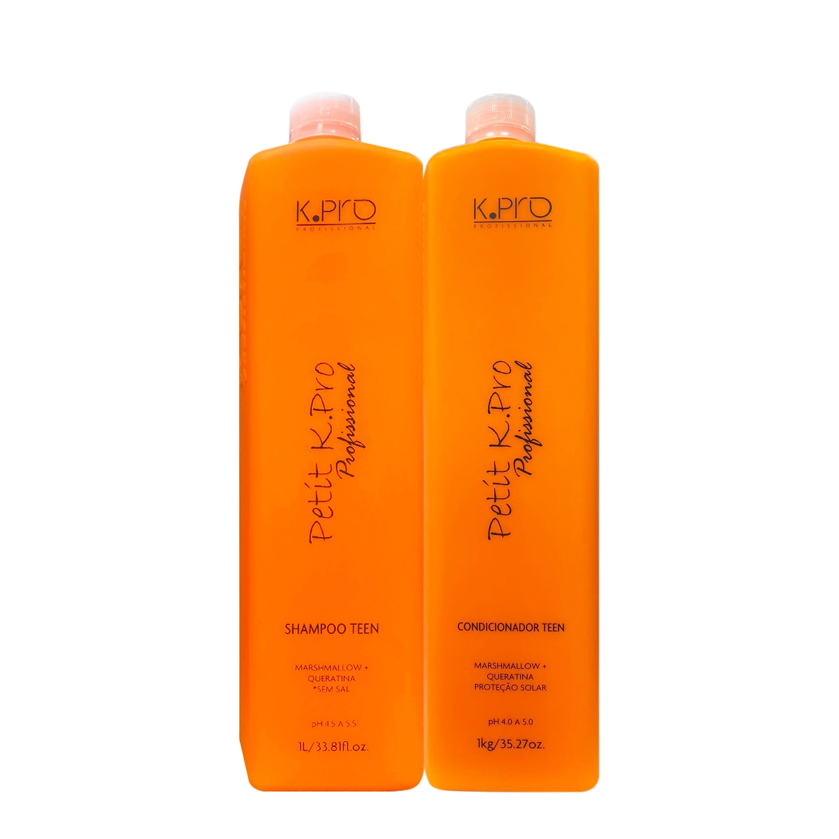 Kit K.Pro Profissional Petit Teen Shampoo Condicionador Litro (2 Produtos)