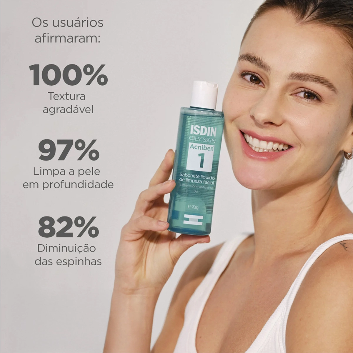 Produto ISDIN_Acniben_Oily_Skin_Sabonete_Liquido_Facial_208g_Evas_3